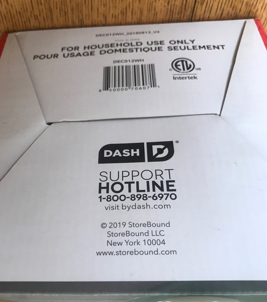 Dash Deluxe DEC012WH 12 Eggs Rapid Cooker - White