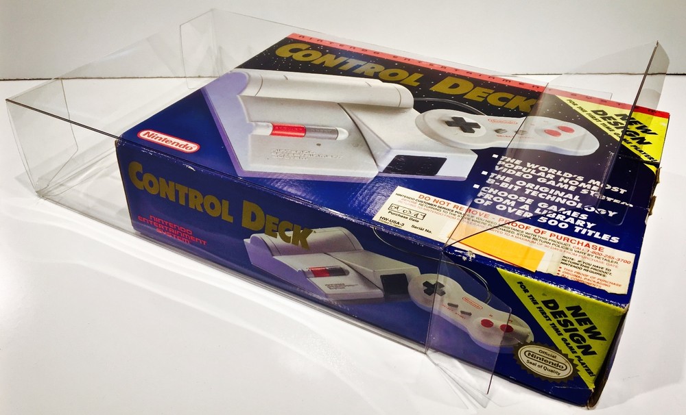 1 Console Box Protector For NES TOP LOADER Display Case Boxes Nintendo
