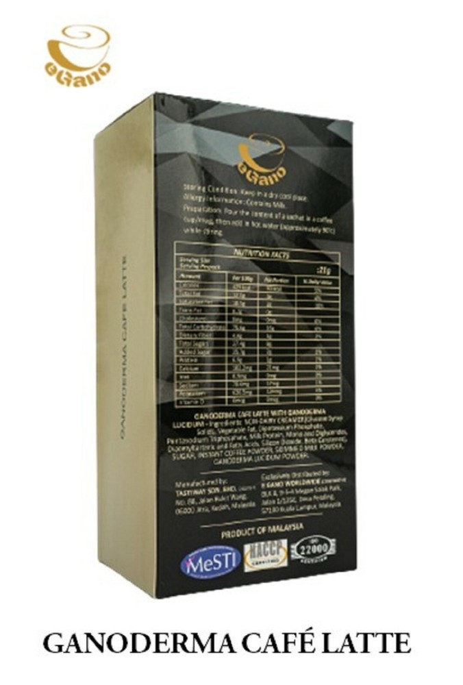 10 Box eGano Premium Ganoderma Cafe Latte W/ Ganoderma Lucidum Expedited