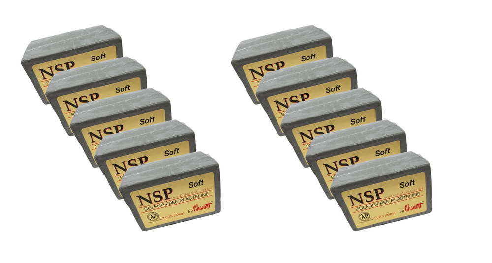 Chavant NSP Soft (Green) 1/2 Case - 10 Bricks