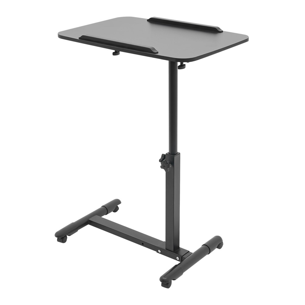 Bedside Table Adjustable Hospital & Home Use Bed Table Rolling Laptop Table
