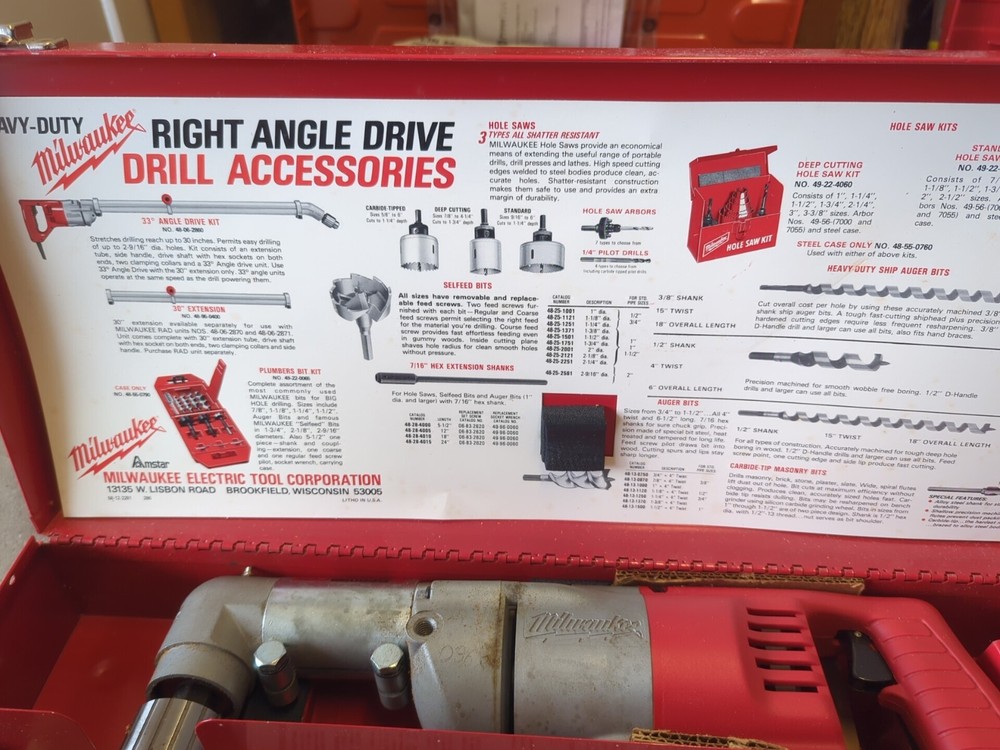 Milwaukee Heavy Duty Right Angle Drill
