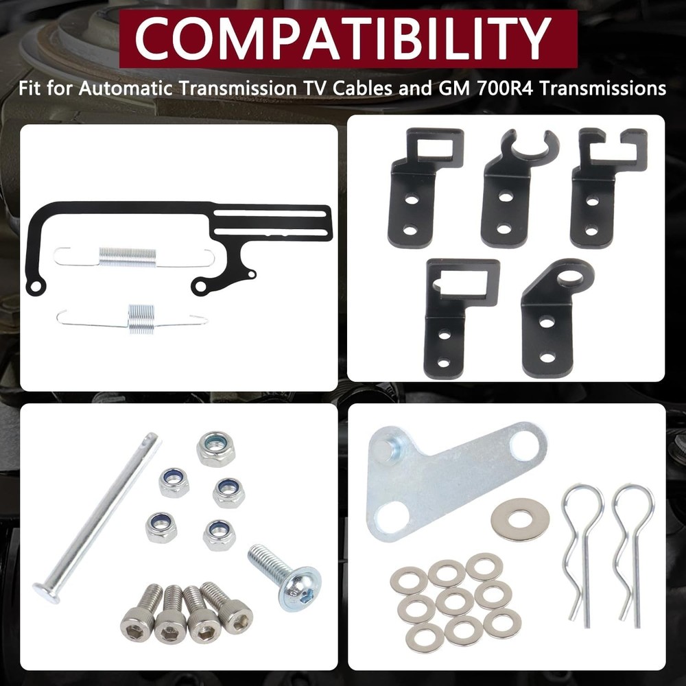 Cable Mount Bracket Throttle Cable Kit for Automatic Transmission TV Cables