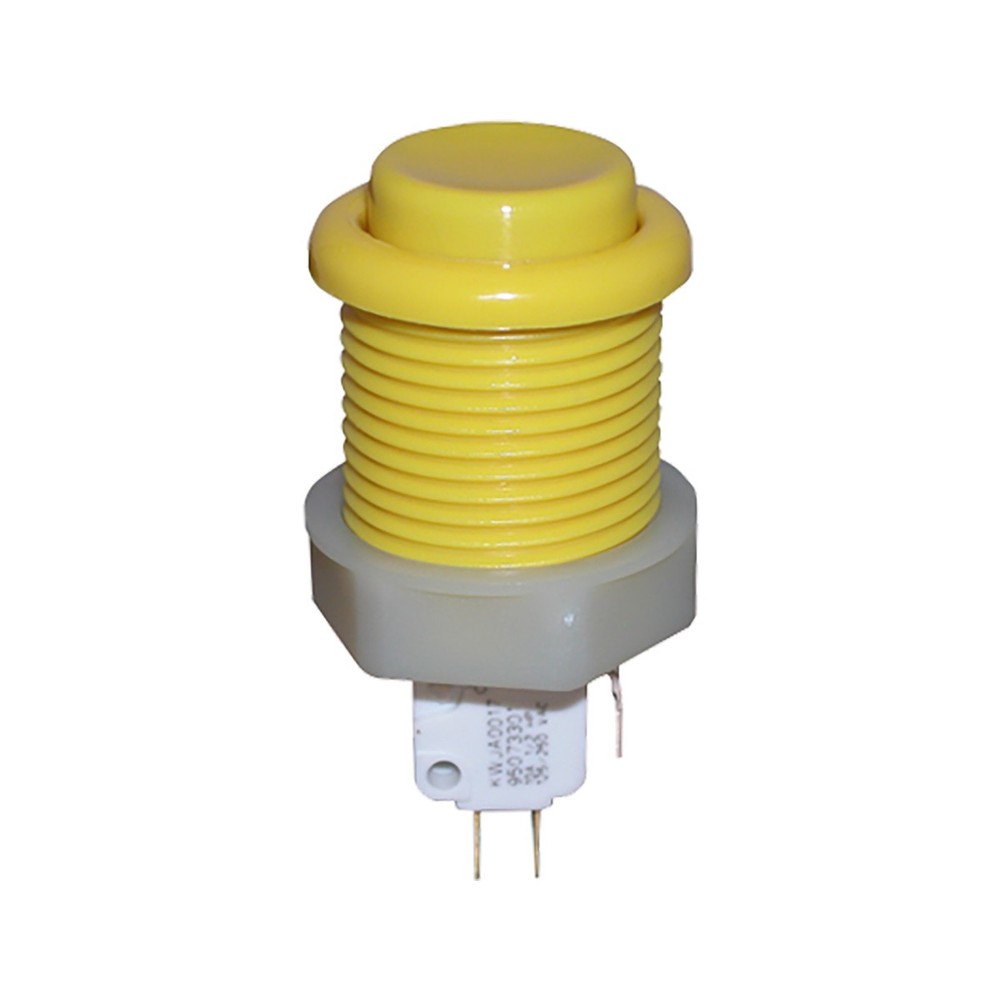 Ultimate Yellow Pushbutton w .187 Microswitch - 53-9200-15