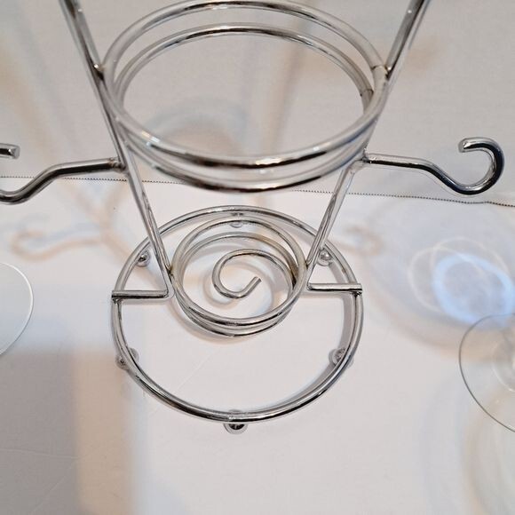 Hampton Forge Colored Glass Martini Bar Set Complete New