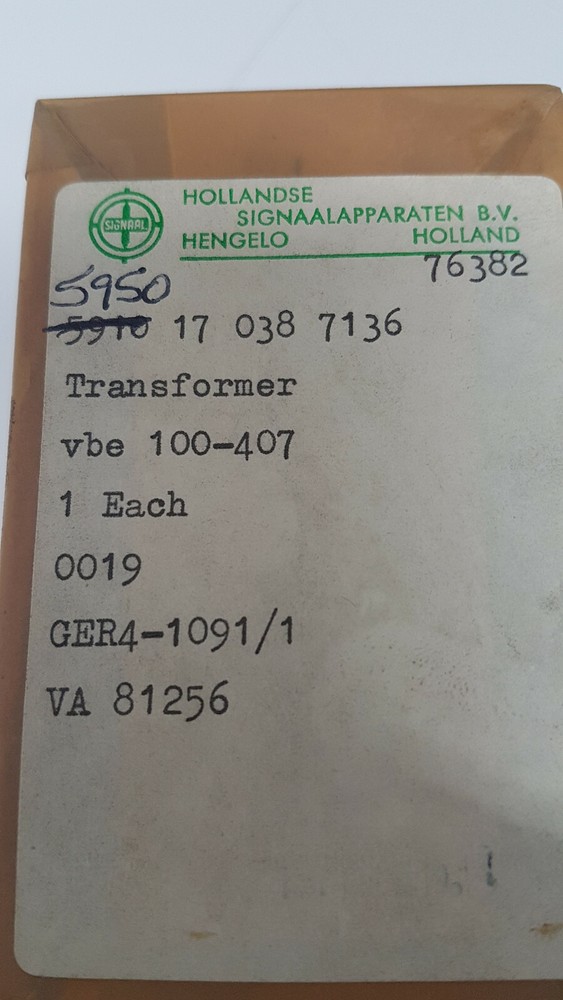 5950-17-038-7136 Transformer