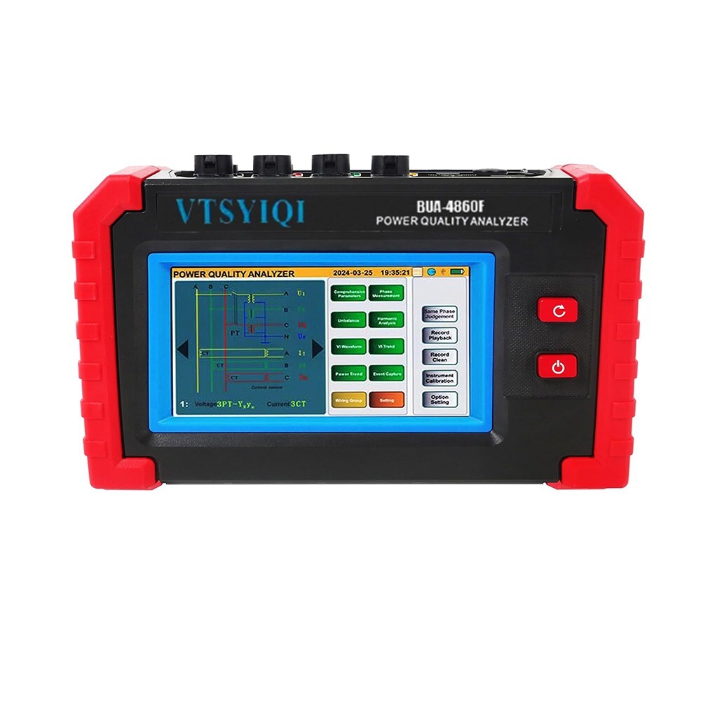 3 Phase Power Quality Analyzer with USB Data Current Clamp 0.10A~100A 35X40mm