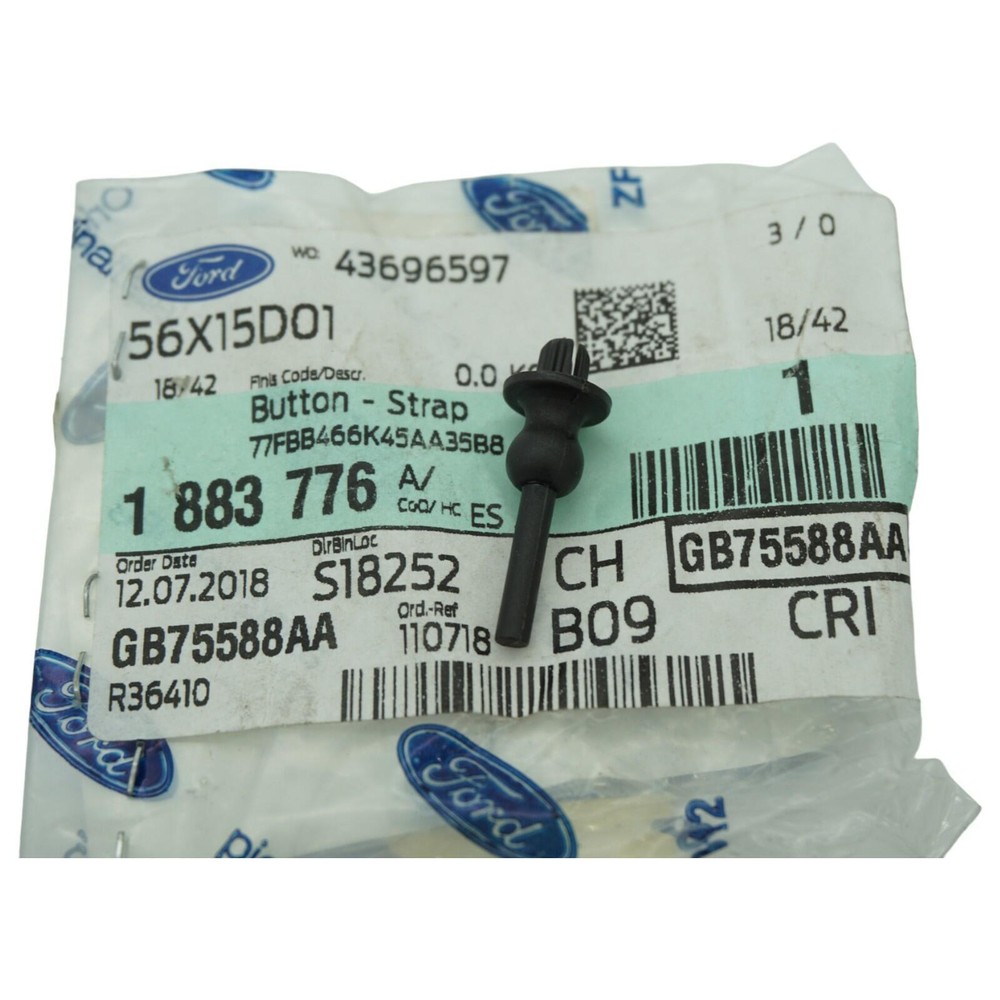 Genuine Ford KA+ Parcel shelf strap button 1883776