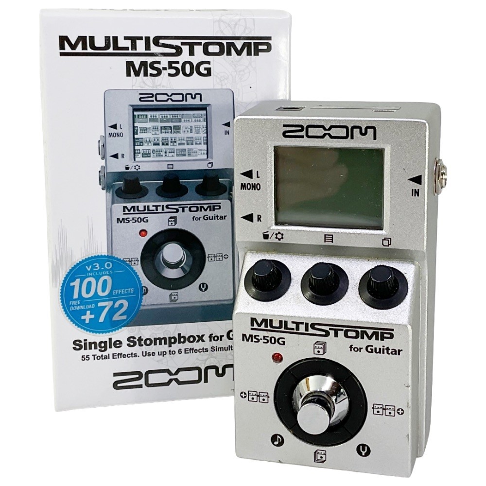 Zoom Multistomp MS-50G Multi-effects Stereo 55 Effect Guitar Pedal