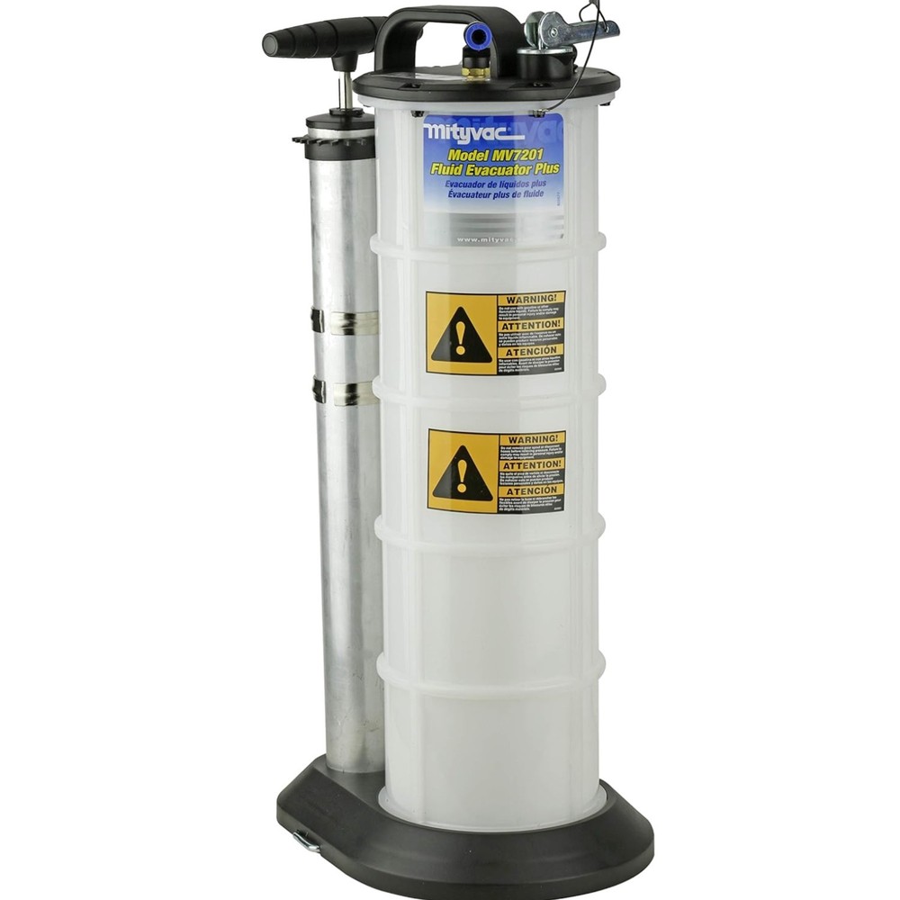 2.3 Gallon Fluid Evacuator Extractor and Dispensing Pump, Push Button, Manual...