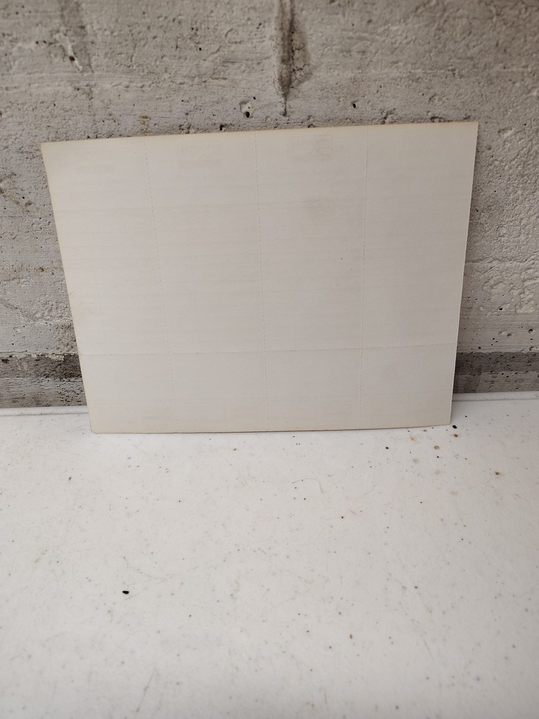 Vintage Exxon Gasoline Oil Change Reminders Lot Of 4 Uncut Sheet