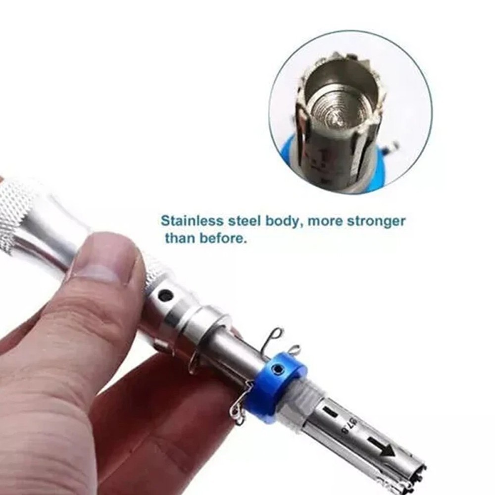 3Pcs 7 Pin Advanced Tubular Lock Tool Set For Padlock Hook Tool Seal Pick Puller