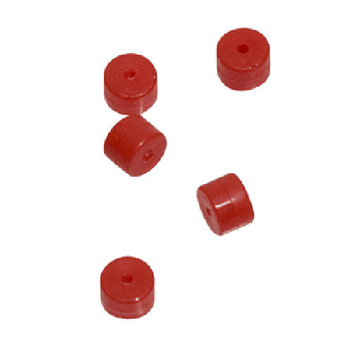 OMP Turbo Buttons 2.0 Red 5 Pack