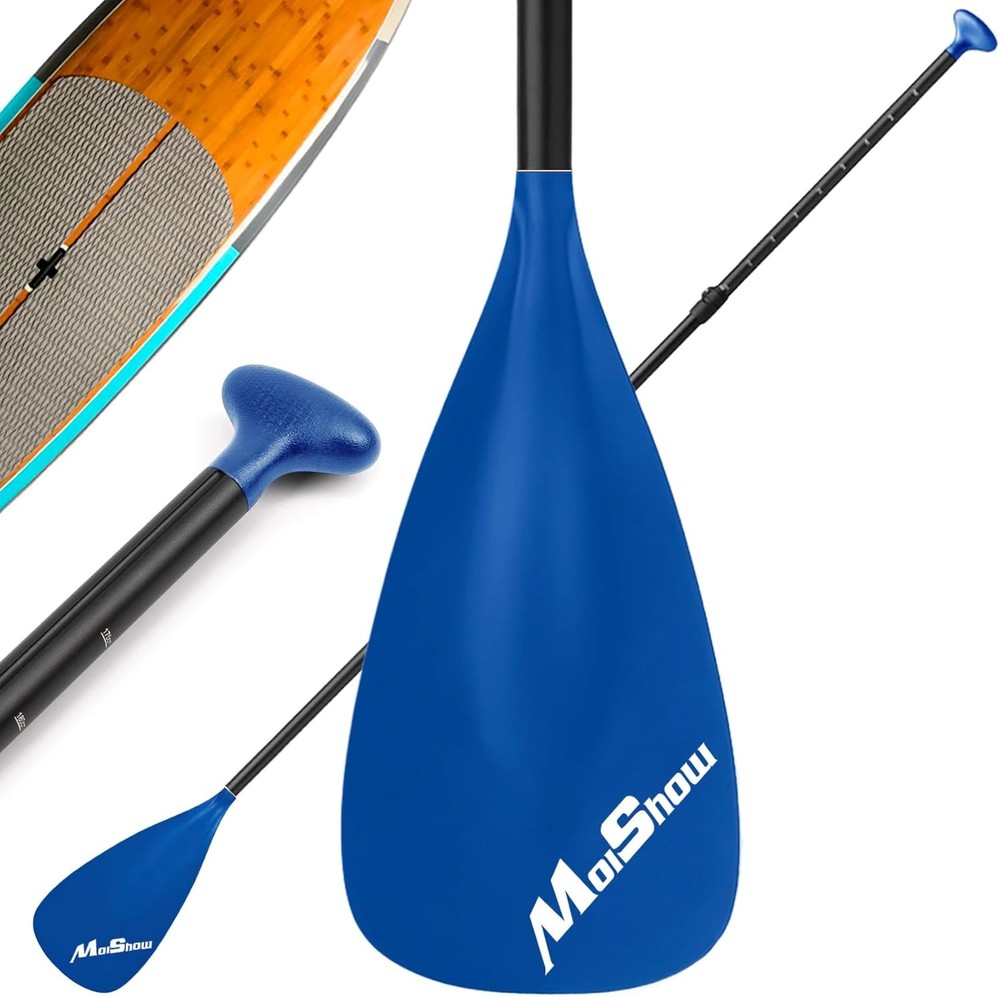 SUP Paddle - Adjustable 3 Pieces Stand Up Board E:Dark Blue