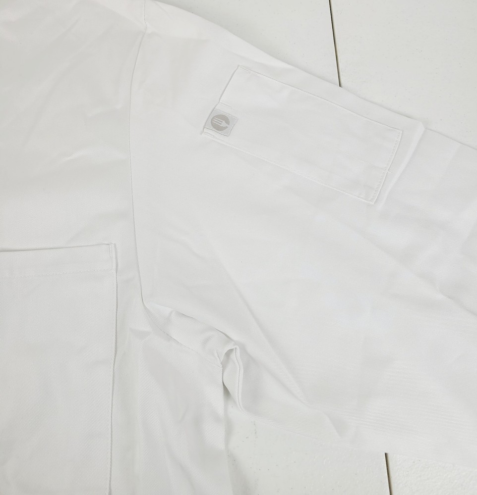 Chef Works Bordeaux Basic Chef Coat Jacket Unisex Size XL Button Down White NEW