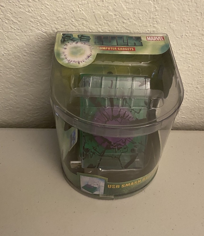 Hulk Smash Button Computer USB Gadget Marvel Screen Effect Interactive Toy New