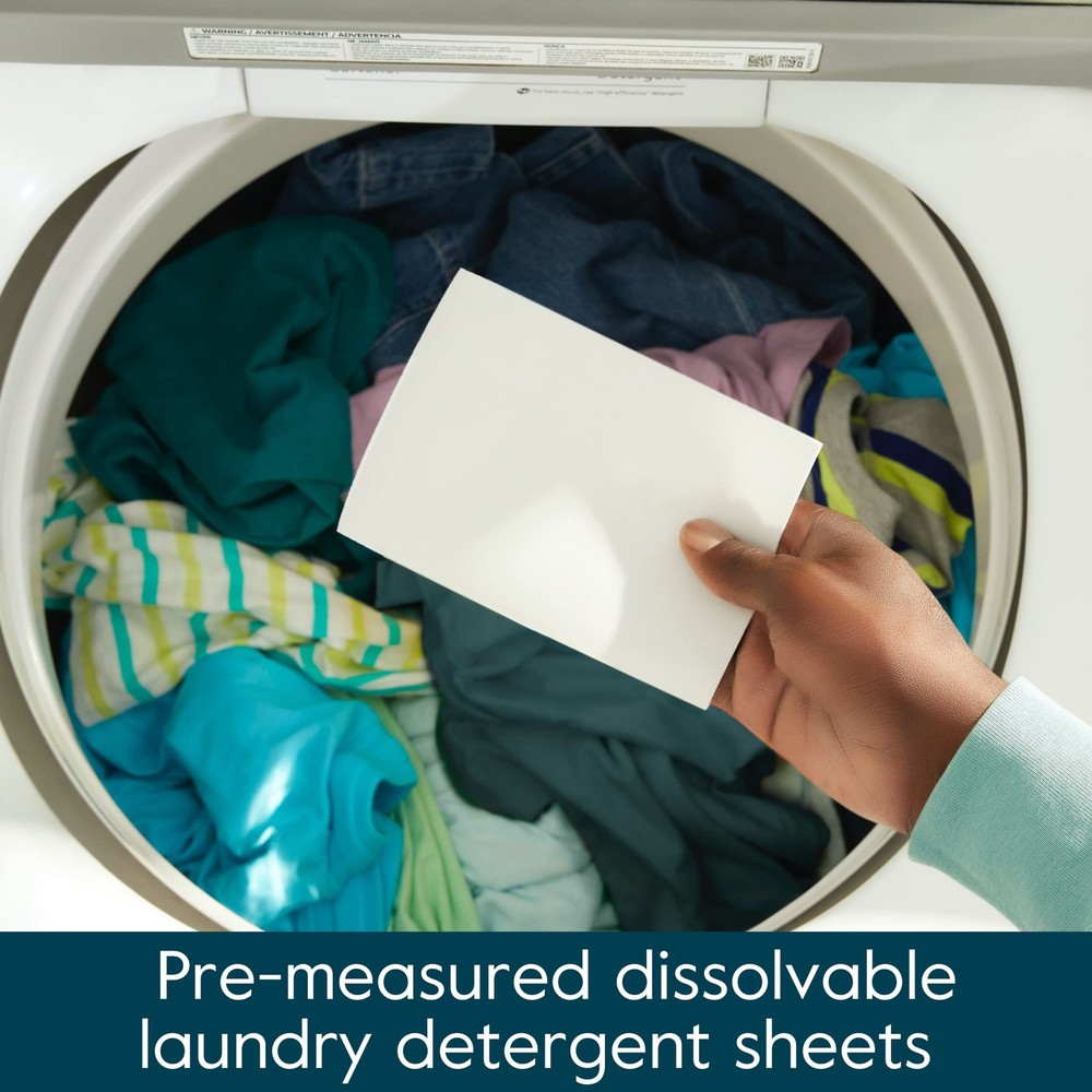 Grove Co. Laundry Detergent Sheets, Power Clean Dissolving Washer Sheets (2 P...