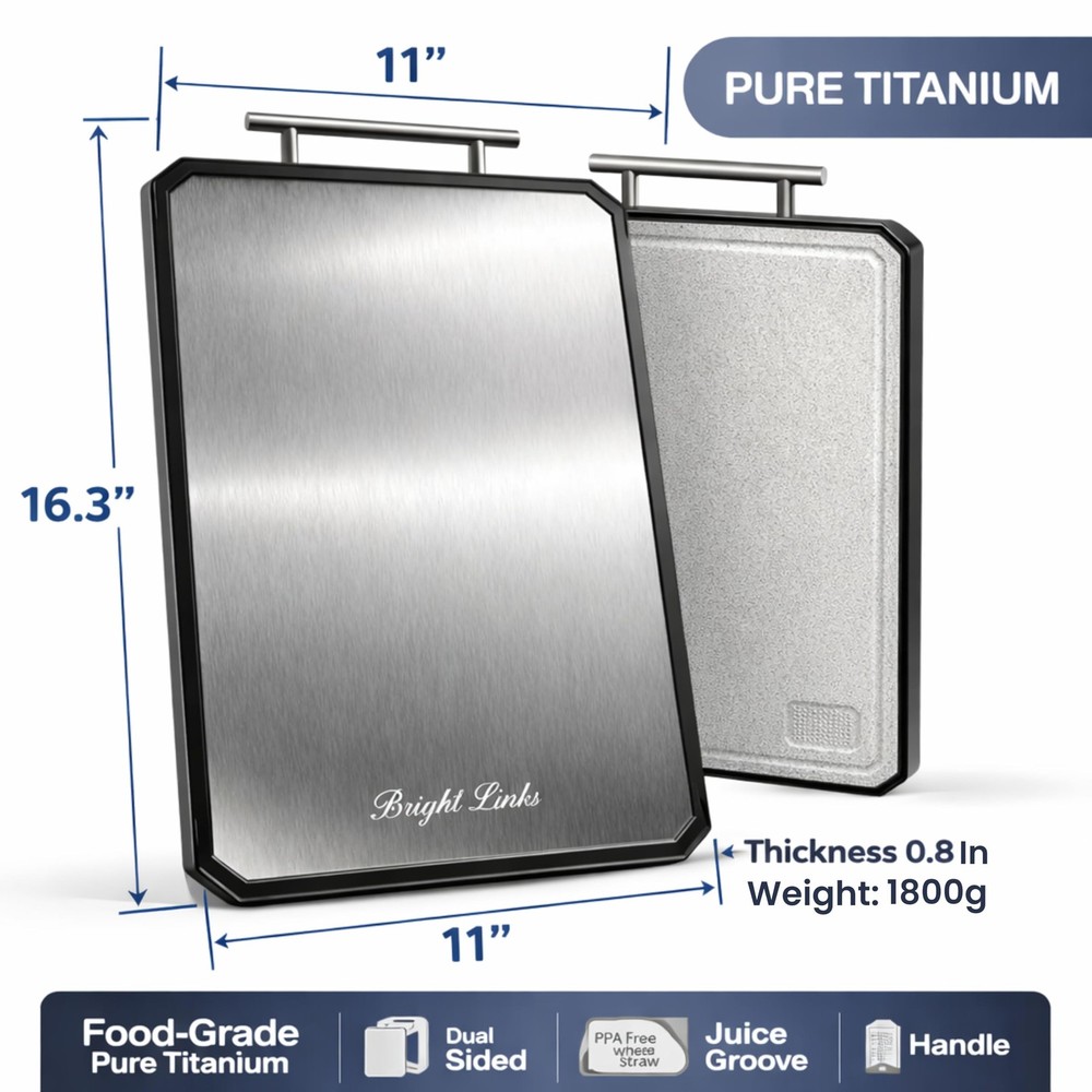 Titanium Cutting Board, Cutting Board Dishwasher Safe, Titanium Cutting Board...