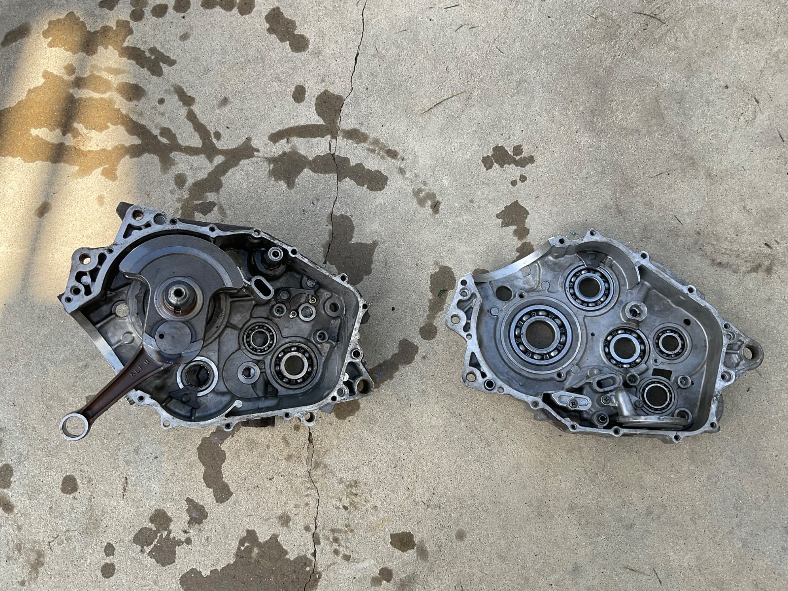 01-05 Yamaha Raptor 660 Engine Crank Case Crankcase #4375