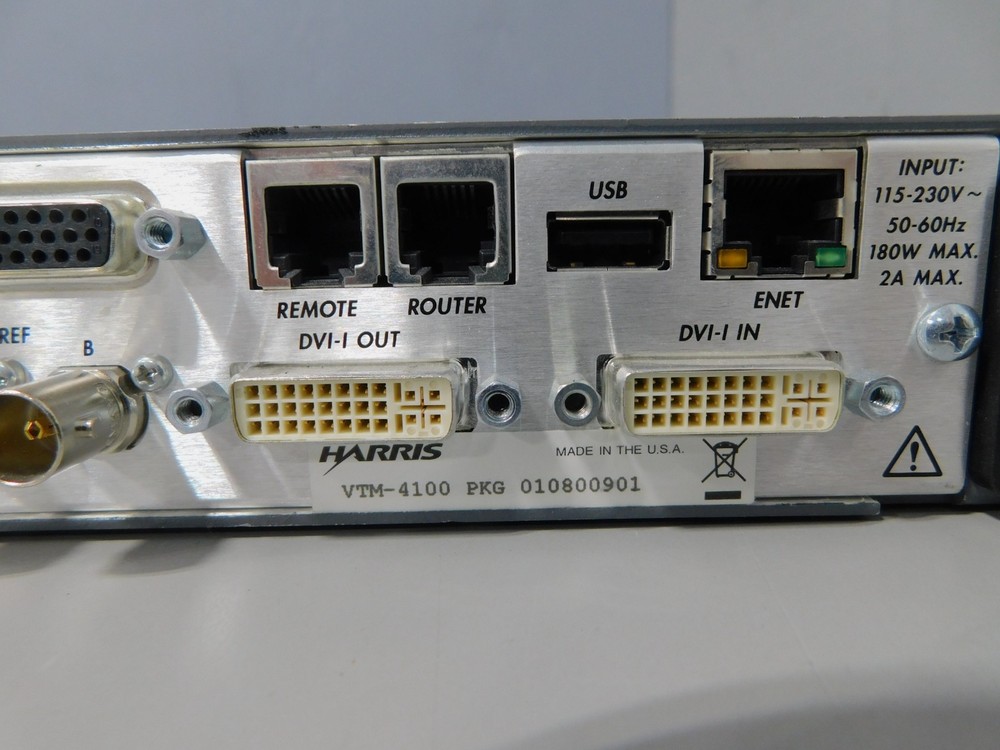 Harris Videotek VTM Series VTM-4100