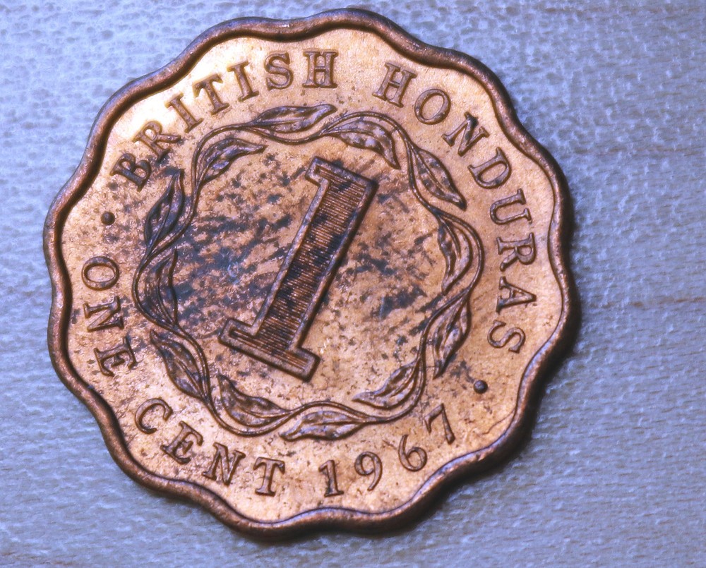 1967 British Honduras 1 Cent