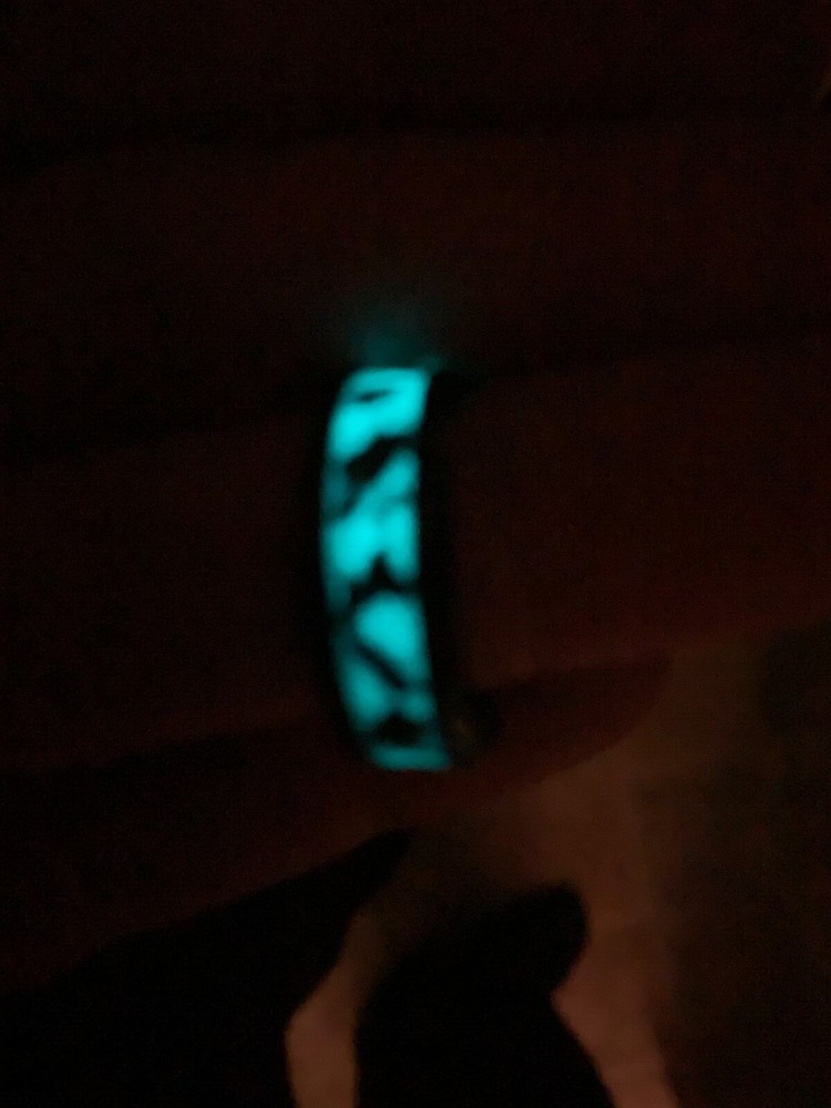 black ceramic handmade ring