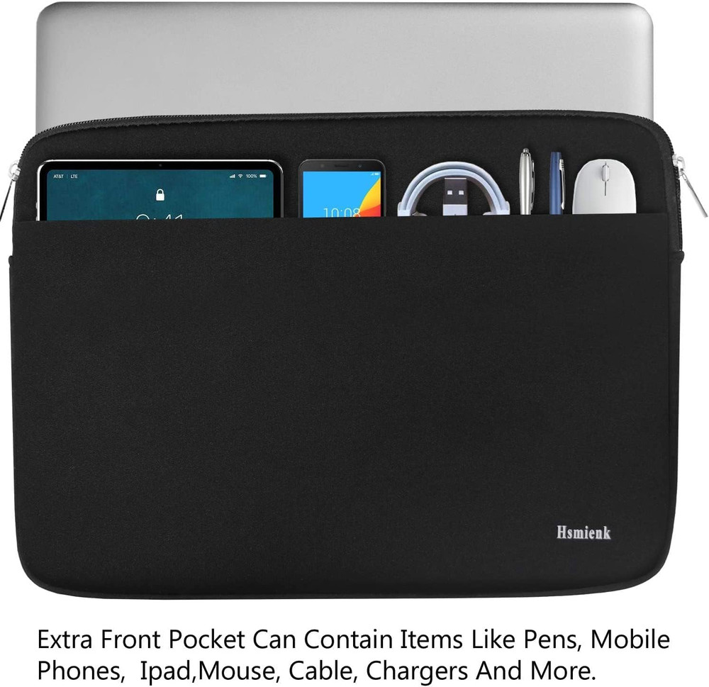 Laptop Case Sleeve 15.6 Inch, Shockproof Protective Notebook Case with Accessory