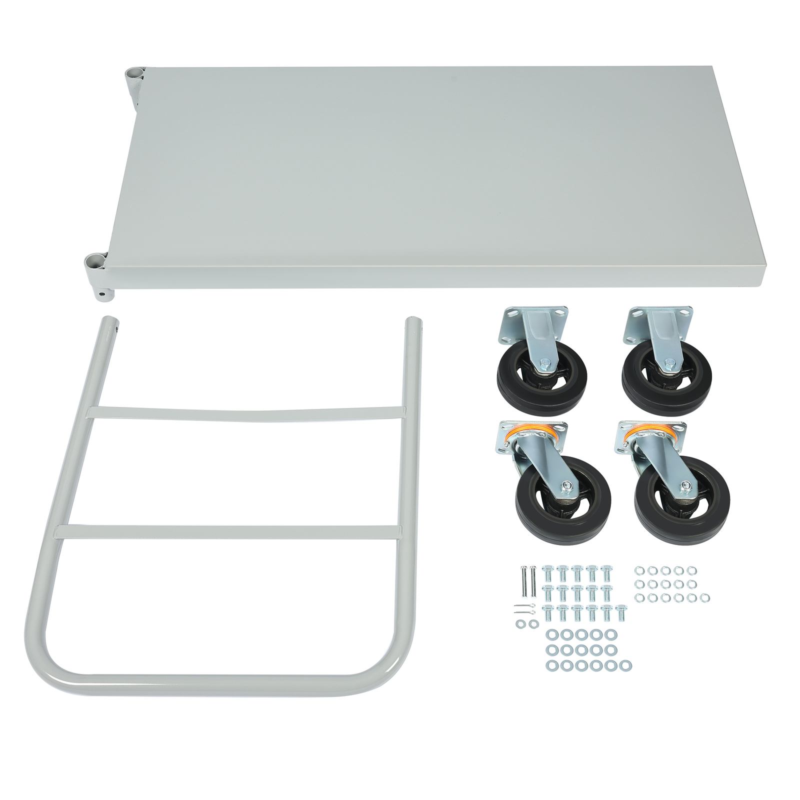 2000lb Steel Heavy Duty Platform Truck Push Dolly Flat Dolly Cart w/ Casters New