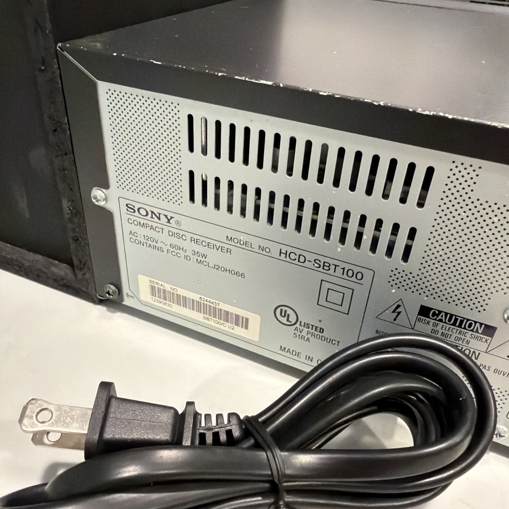 Sony CMT-SBT100 Bluetooth Micro Music System
