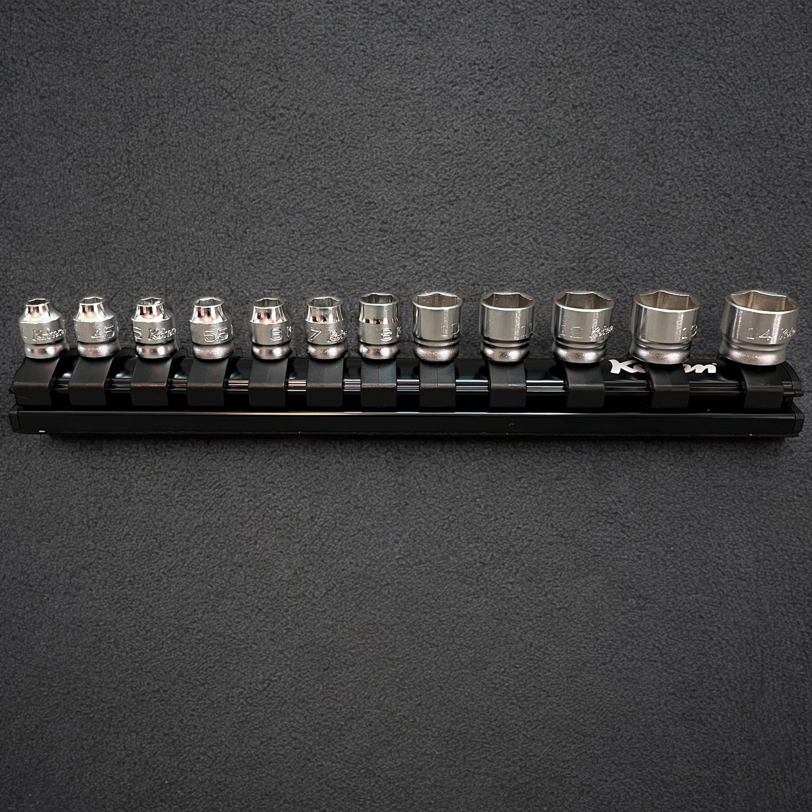 Ko-ken RS2400MZ/12 1/4 In SQ. DR. SOCKET SET 4-14MM 6 POINT Z-SERIES 12 PIECES