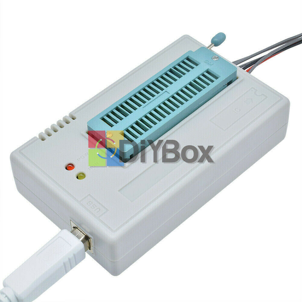 TL866II Plus Programmer USB EPROM BIOS 7 Adapters Socket Extractor for 13000 IC