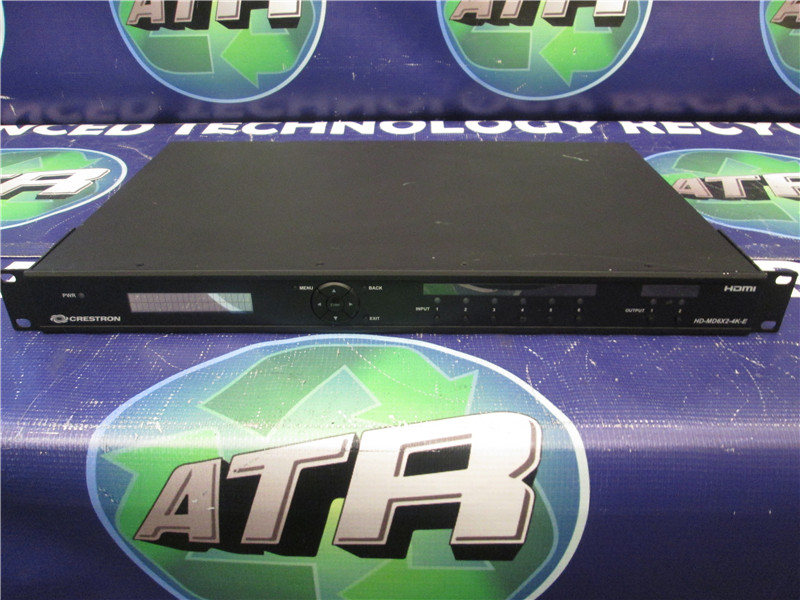 Crestron HD-MD6X2-4K-E; HDMI 1RU Rack Mounted Switcher