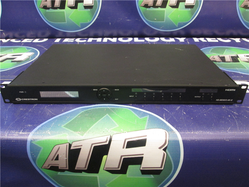 Crestron HD-MD6X2-4K-E; HDMI 1RU Rack Mounted Switcher