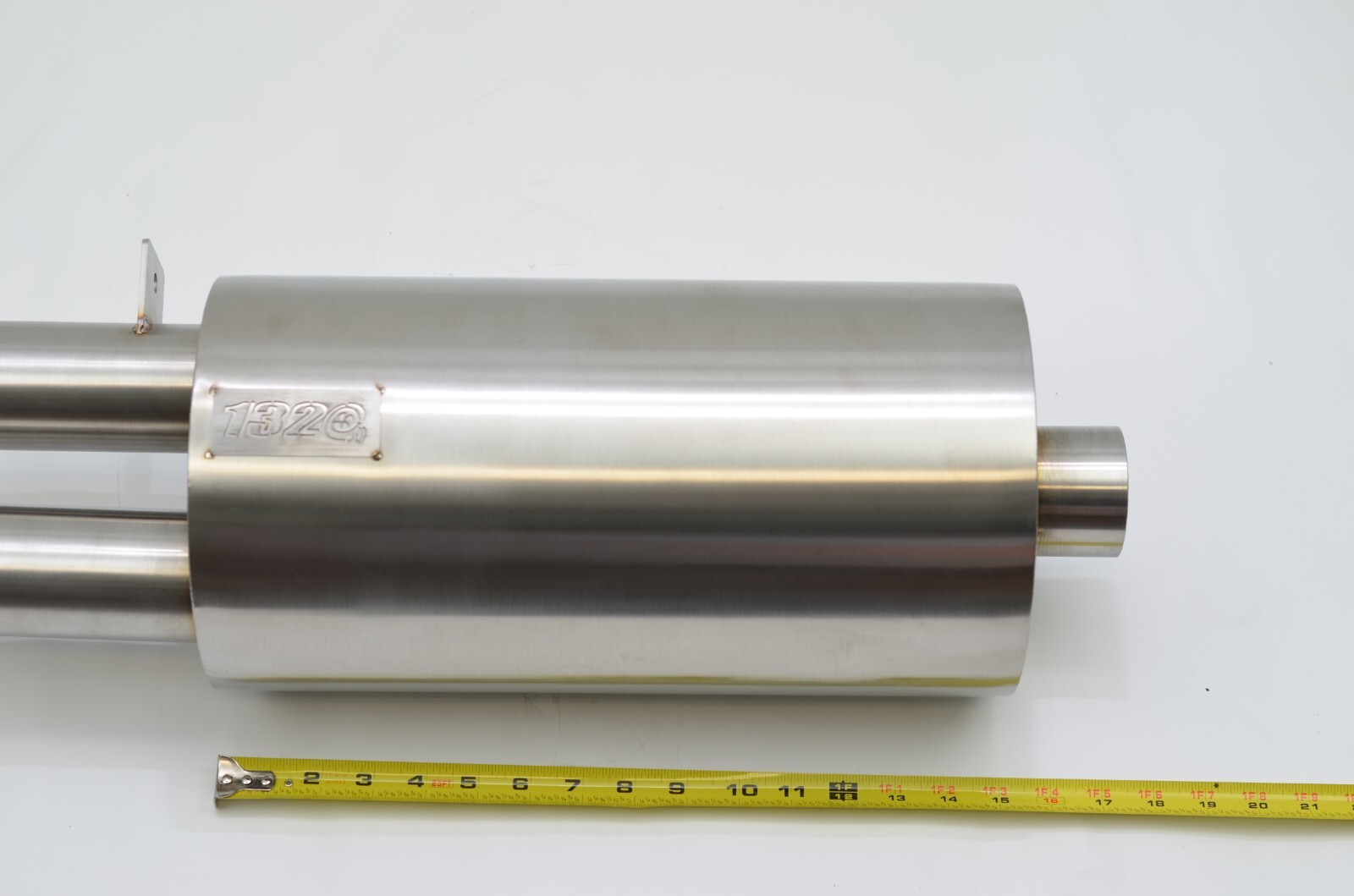 1320 Twin Exit Fujitsubo Legalis Style muffler 240z 260z 280z 510 2.5 inch inlet