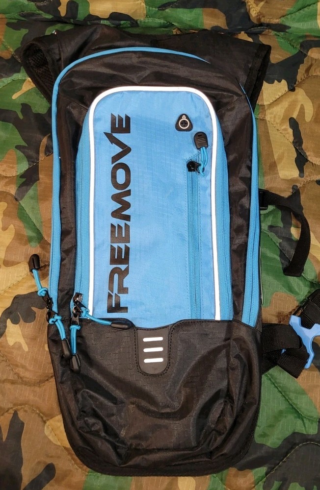 Freemove Hydration Pack Blue Light Weight No Bladder