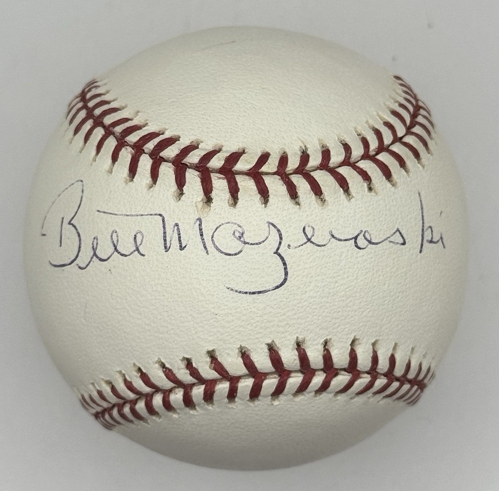 Bill Mazeroski Autographed Baseball, Tristar COA