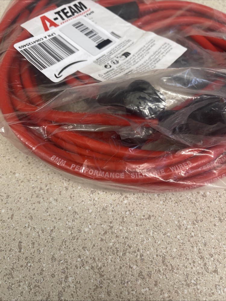 A-Team Performance - 8.0Mm Red Silicone Spark Plug Wires - Compatible with Chevr