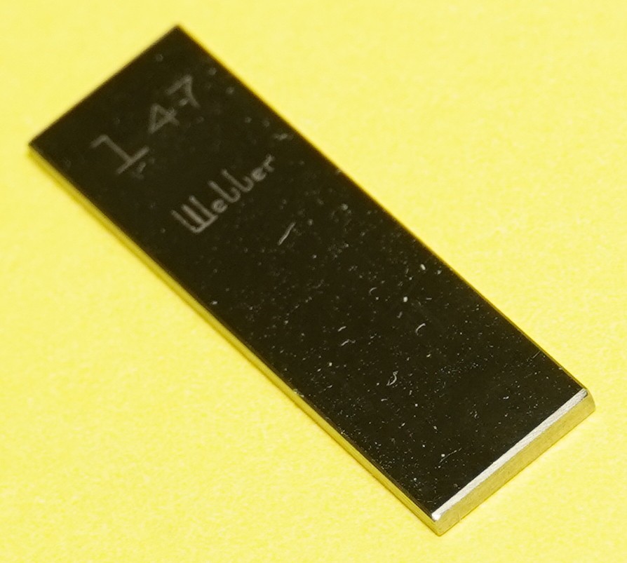 STARRETT RSM 1.47 A1 Rectangular Gage Block w Original Packaging 91237