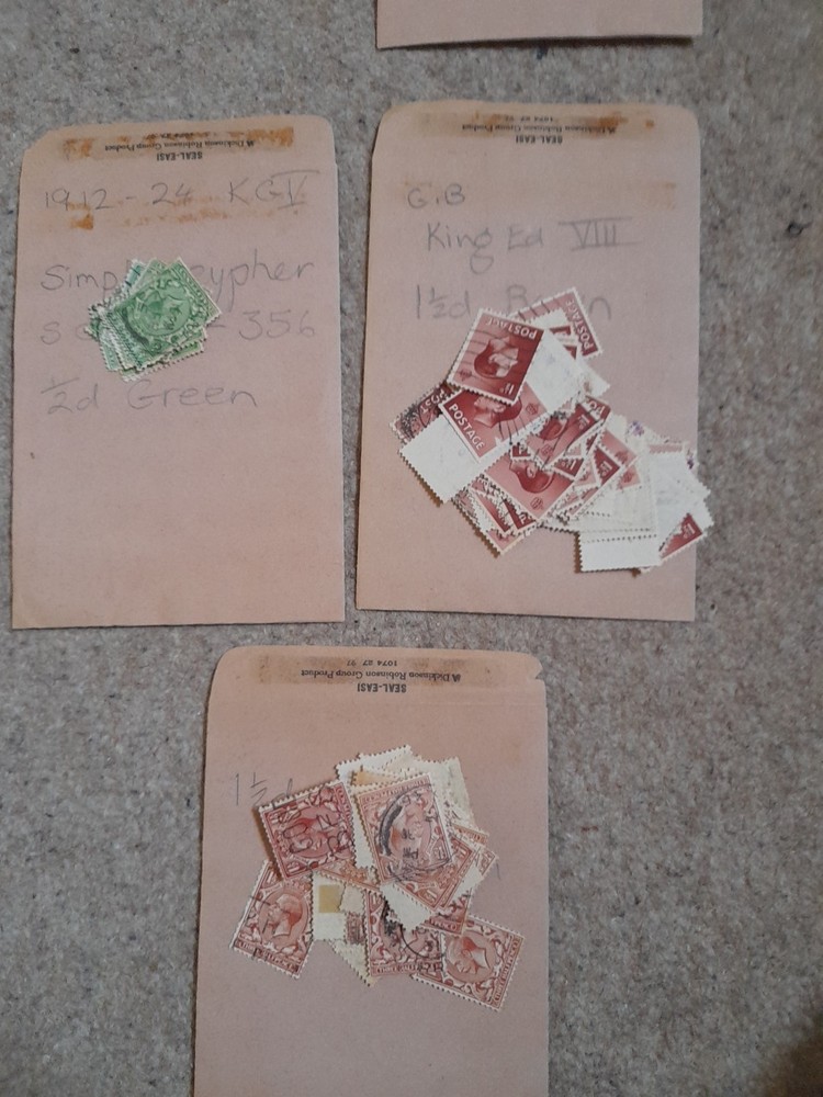 Stamp Album Stockbook With 12 Pages Plus Stamps