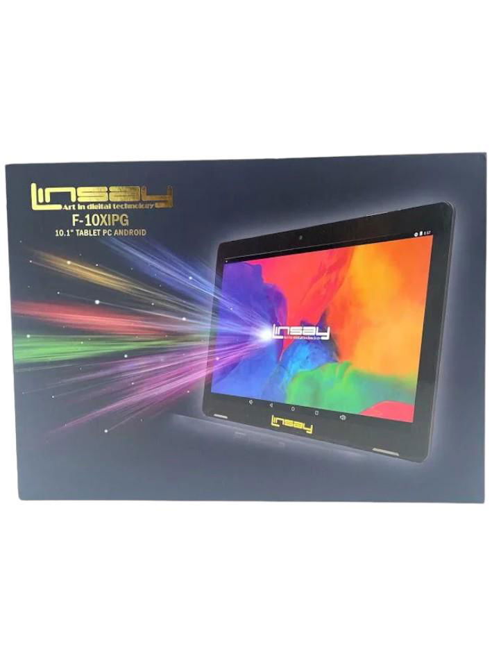 LINSAY 10.1" HD 128gb Octa-Core Tablet Black