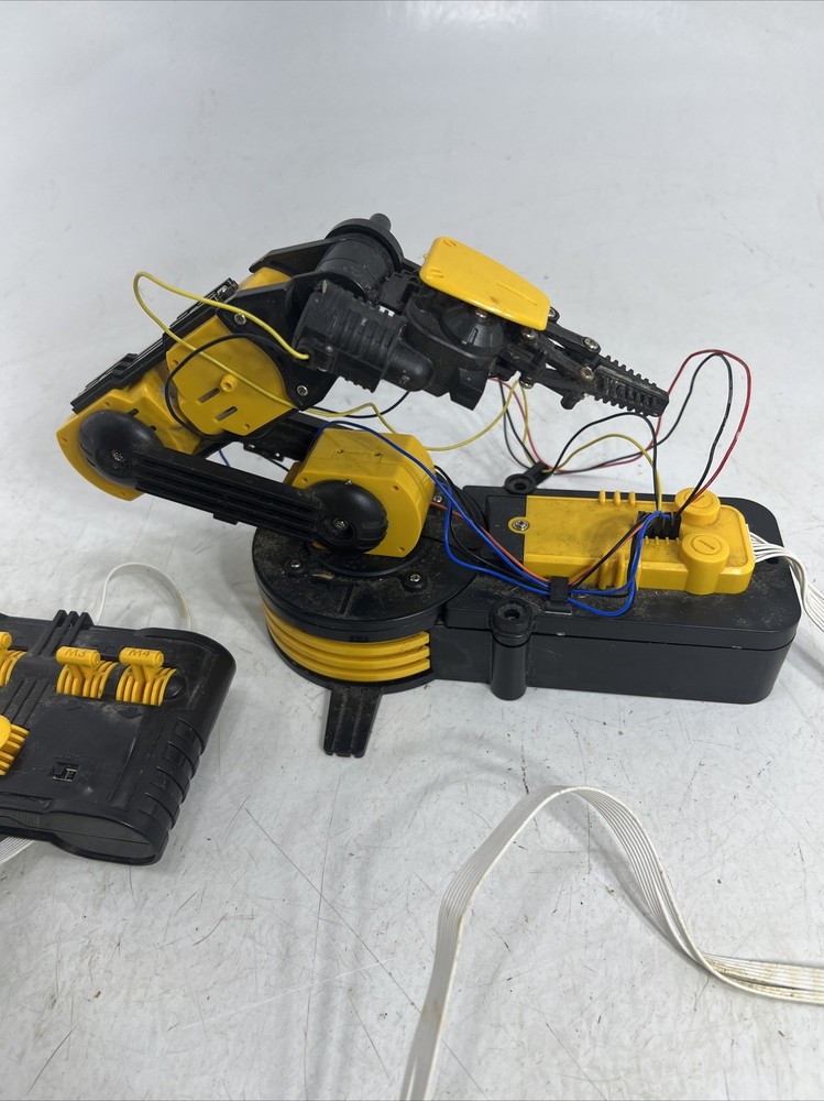 Robotic Robot Arm Kit Clamp Set Educational Construction Set Black Yellow