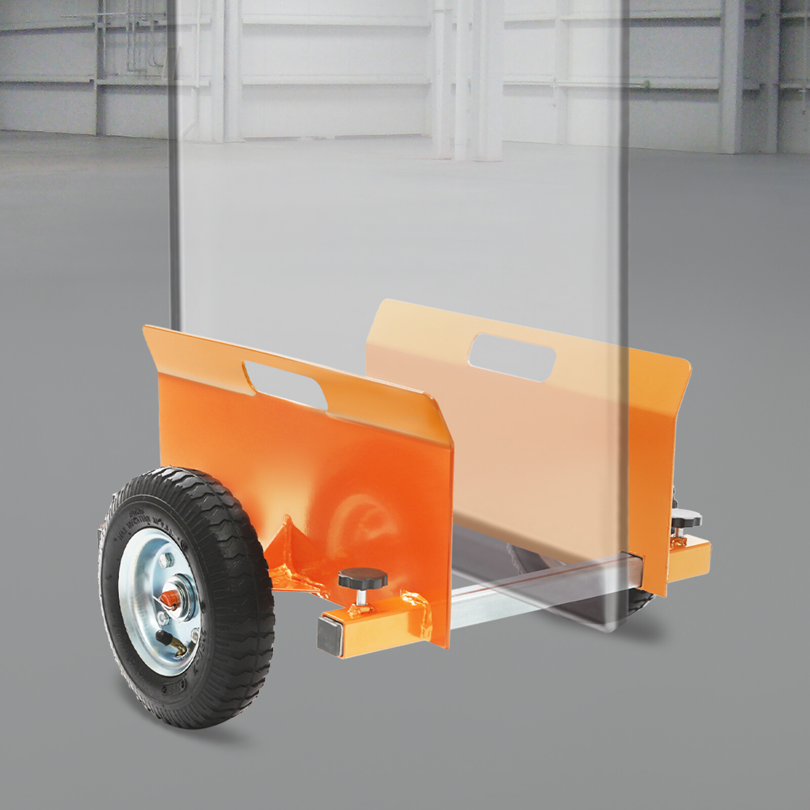 Panel Dolly Heavy Duty Slab Dolly Adjustable Drywall Mover with 8" Wheels