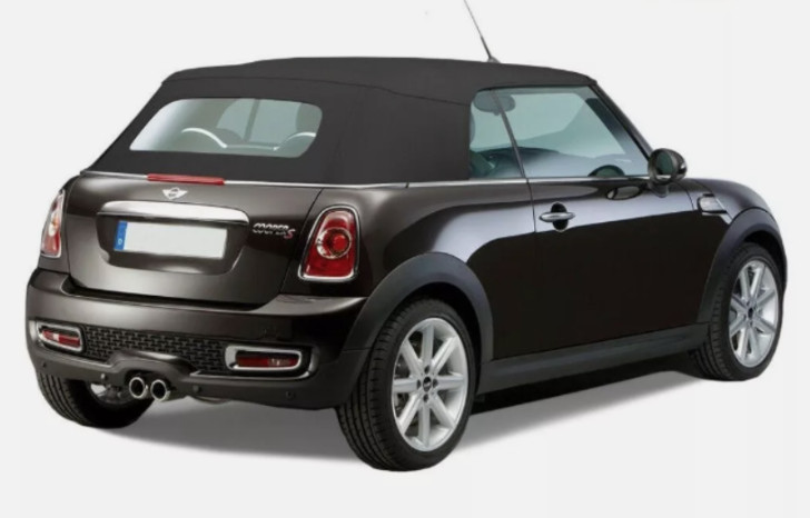 Fits Mini cooper Convertible top With heated Glass window 2009-2015 BLACK