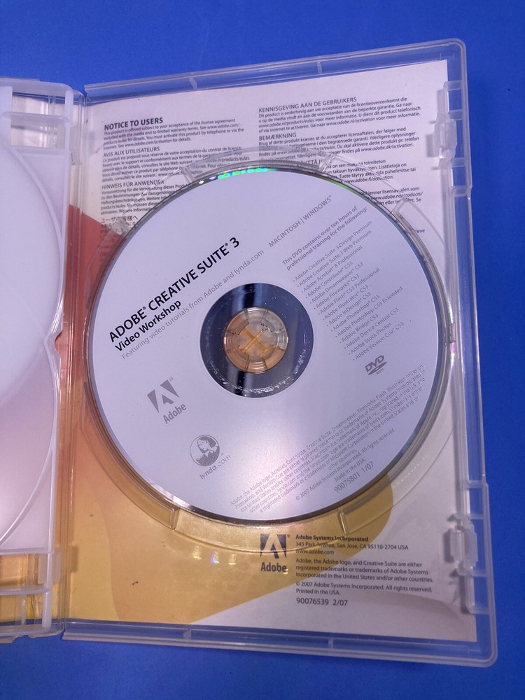 Adobe Creative Suite 3 Design Premium Mac OS w/ Serial Key. PLEASE READ !!!