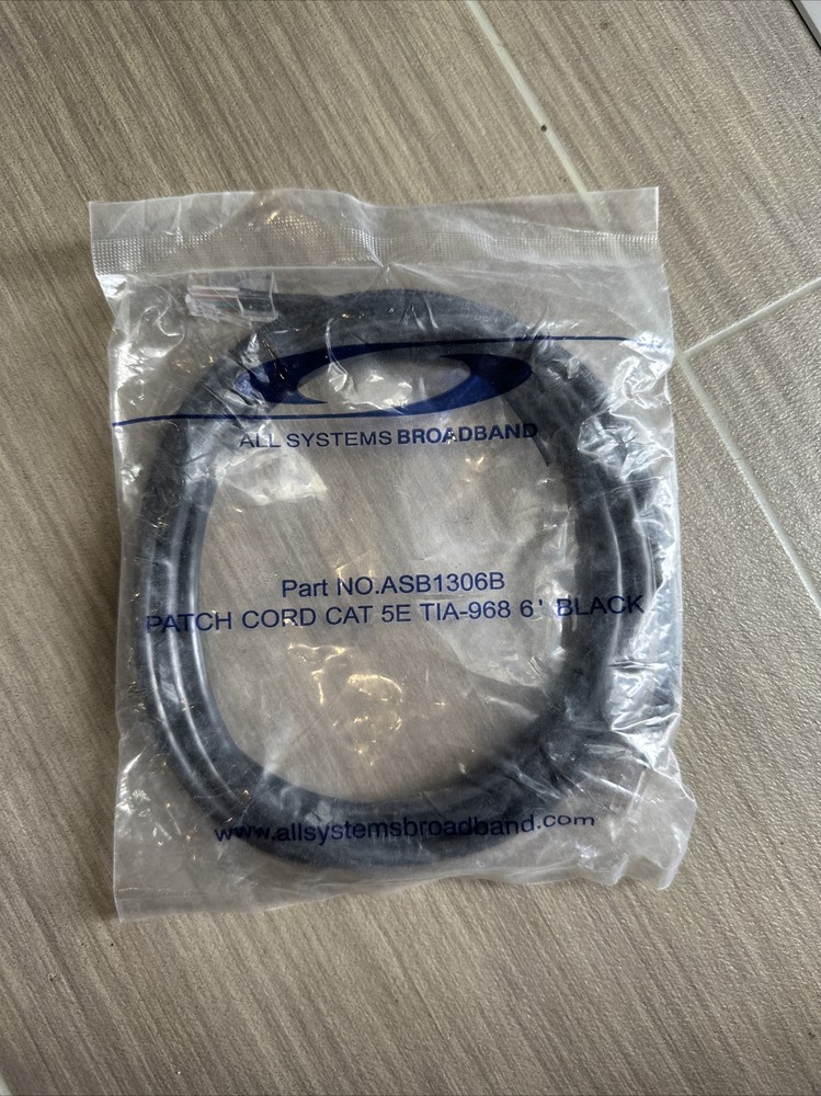 Cat 5e Ethernet Cable 6 ft