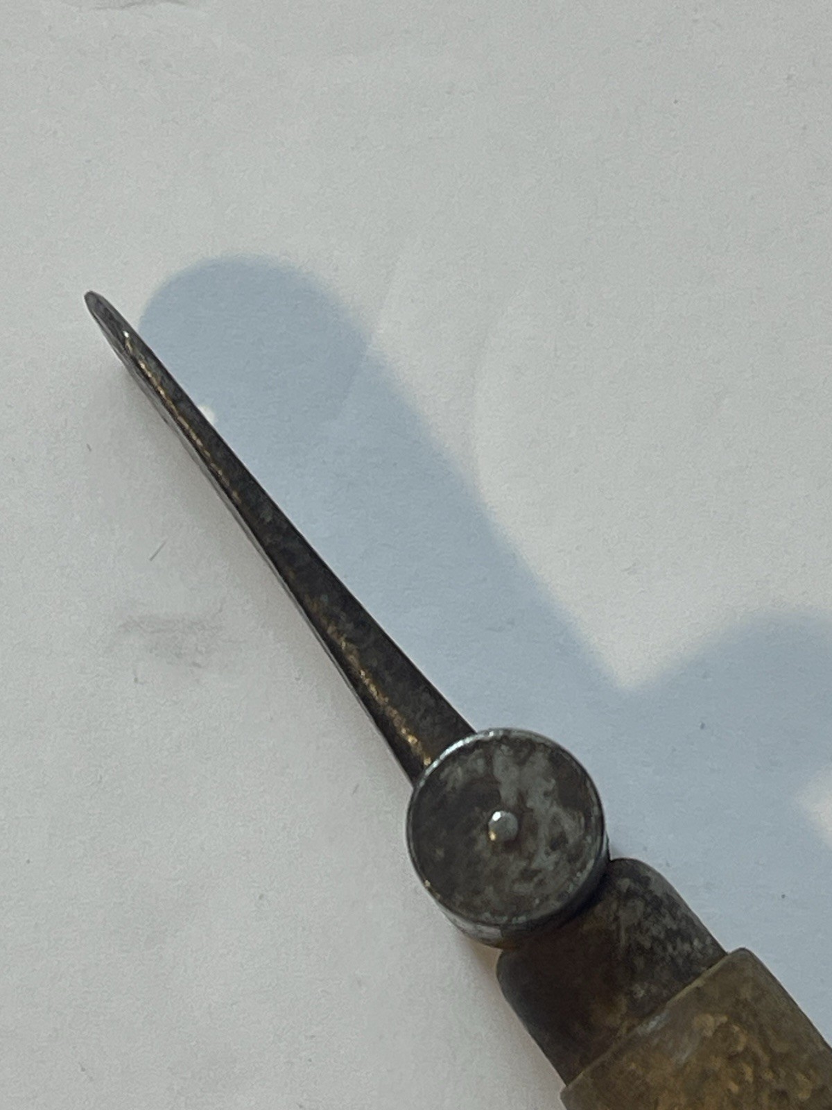 Antique Wood Handle Cigar Box Opener Hammer Tool Advertising SOCRATES CIGARS