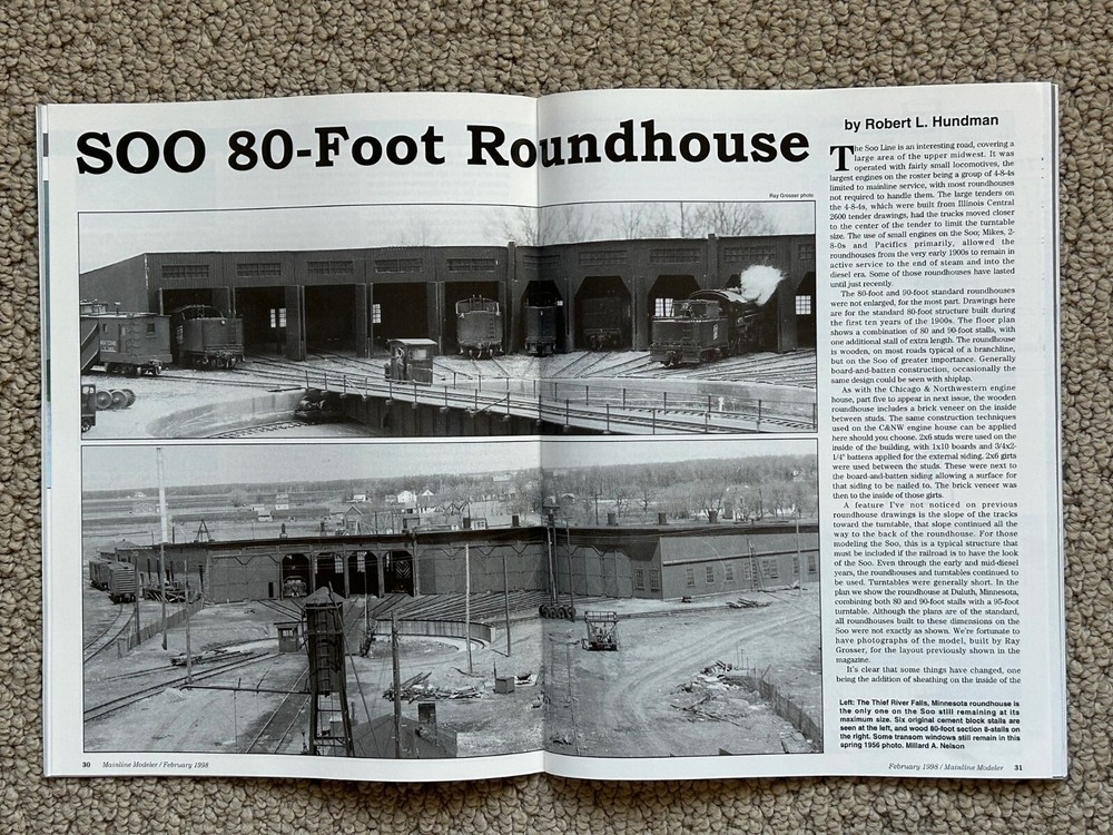 1998 Mainline Modeler Magazines