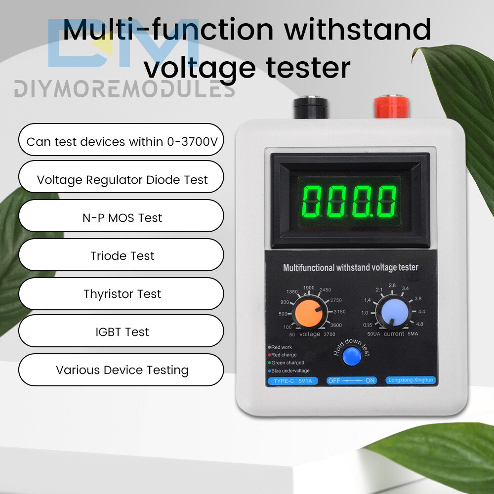 Transistor Withstand Voltage Tester Transistor LED IGBT Diode MOS Triode Tester
