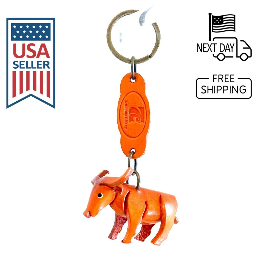 BUFFALO Handmade Leather Keyring