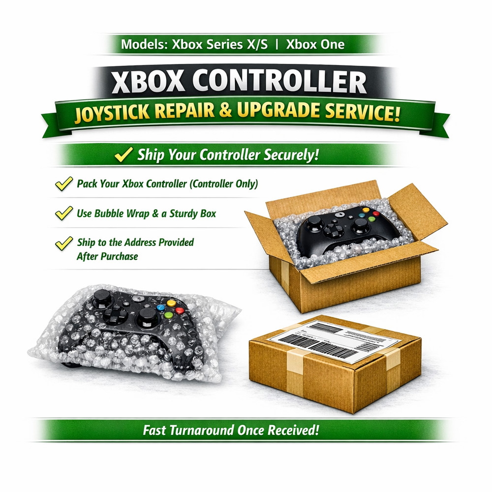 Xbox Controller Joystick Repair & Upgrade Service
